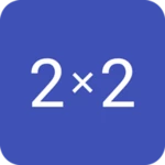 multiplication table. axiom android application logo